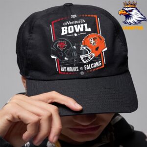 68 Ventures Bowl 2024 Arkansas State Red Wolves Football Vs Bowling Green Falcons Football Classic Hat Cap