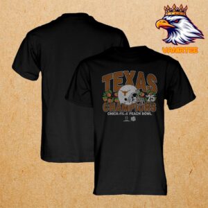 2025 CFP Chick-Fil-A Peach Bowl Champions Are Texas Longhorns Football Unisex T-Shirt