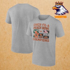 2025 CFP Chick-Fil-A Peach Bowl Champions Are Texas Longhorns Football Victory Ahead Unisex T-Shirt