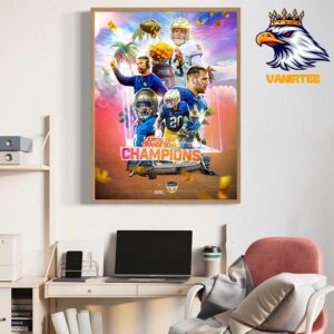 2025 CFP Semifinal Capital One Orange Bowl Champions Are Notre Dame Fighting Irish Football Is Heading Ta Atlanta Home Decor Poster Canvas