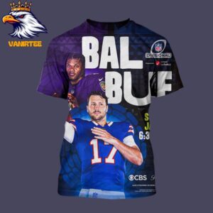 Baltimore Ravens vs Buffalo Bills For 2025 NFL Divisional On January 19th All Over Print Shirt