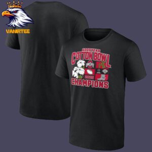 CFP 2025 Goodyear Cotton Bowl Champions Are Ohio State Buckeyes Football Unisex T-Shirt