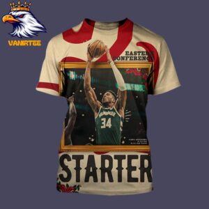 Congratulations To Giannis Antetokounmpo 9x All-Star 9x All-Star Starter For Eastern Conference All Over Print Shirt