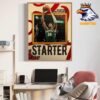 2025 NBA All-Star Starting Lineup West At SF 25 Home Decor Poster Canvas