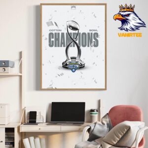 Go Bucks Ohio State Buckeyes Football Are Champions 2025 Goodyear Cotton Bowl Classic Home Decor Poster Canvas