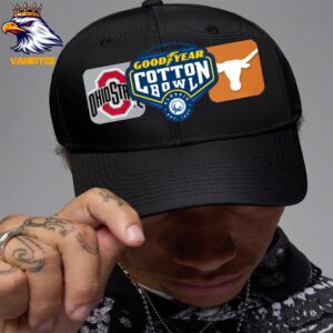 Goodyear Cotton Bowl Classic Final Matchup Ohio State Buckeyes Football Vs Texas Longhorns Football At AT&T Stadium Arlington TX On January 10th 2025 Classic Hat Cap