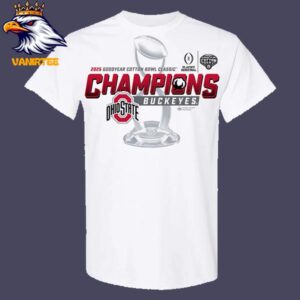 Ohio State Buckeyes Football 2025 Goodyear Cotton Bowl Classic Champions Classic T-Shirt