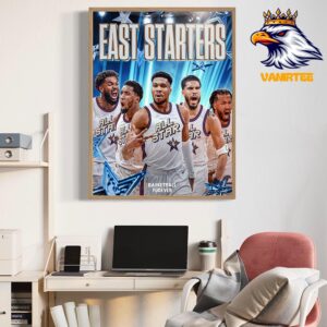 The Eastern Conference NBA All-Star Starters For 2025 Home Decor Poster Canvas