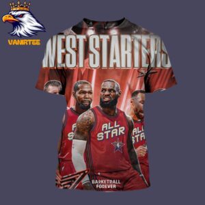 The Western Conference NBA All-Star Starters For 2025 All Over Print Shirt