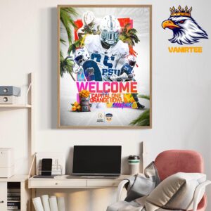 Welcome Penn State Nittany Lions Football To The 2025 CFB Playoff Semifinal At The Capital One Orange Bowl Home Decor Poster Canvas